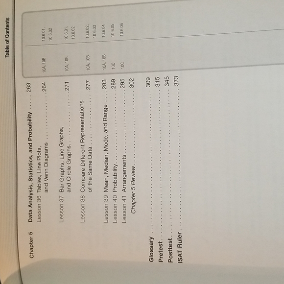 Illinois ISAT Coach workbook Mathematics Grade 6 - Picture 7 of 12